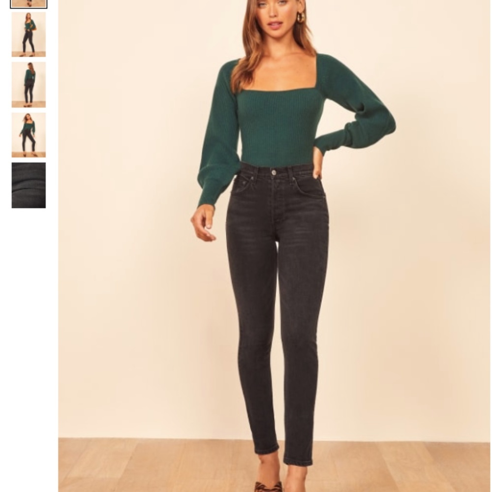 New With Tags! Ref Black Serena High Skinny Jeans